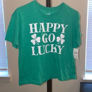 Cropped St. Patrick’s Day Shirt